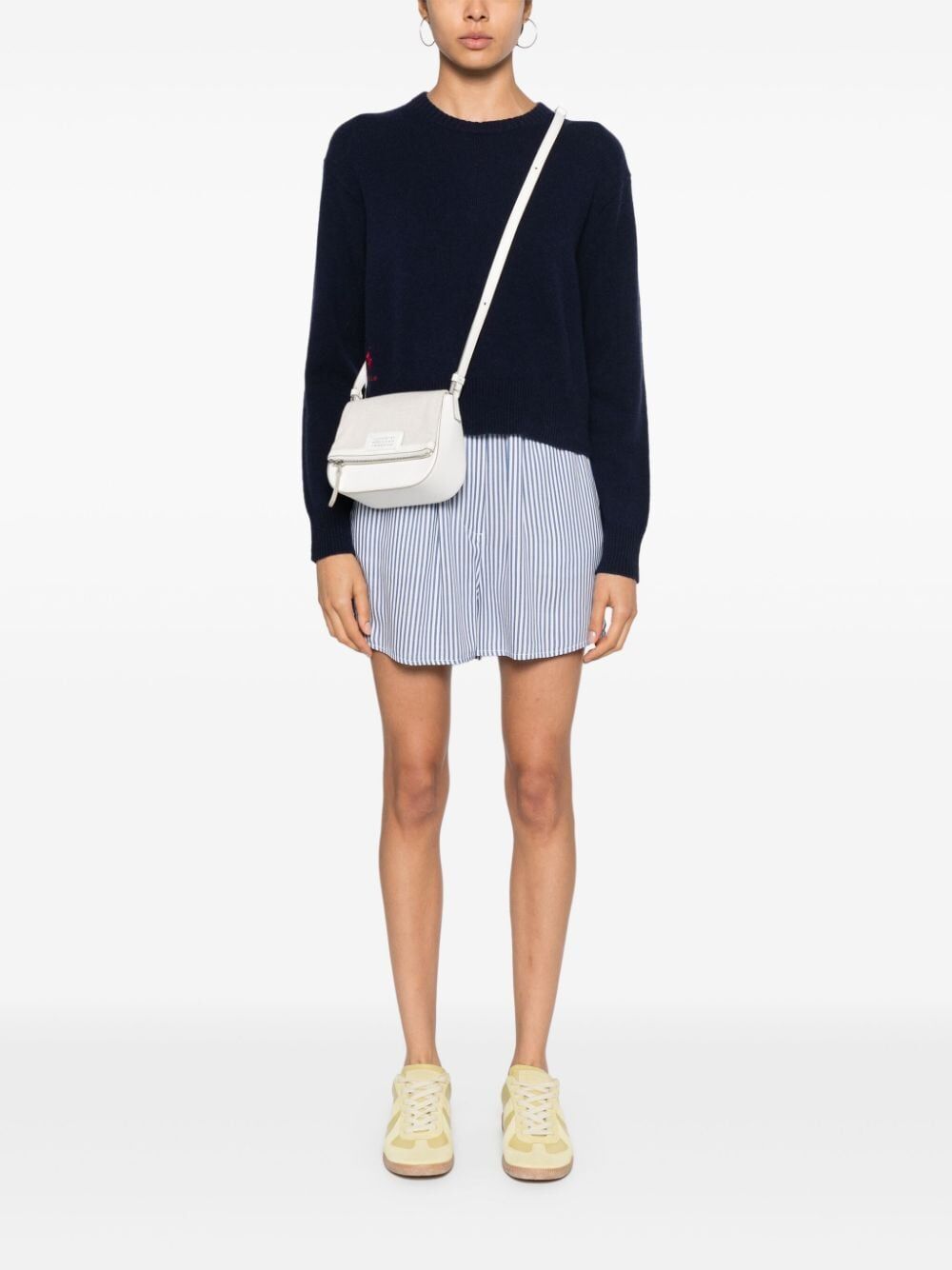 DROPPED SHOULDER WOOL SWEATER