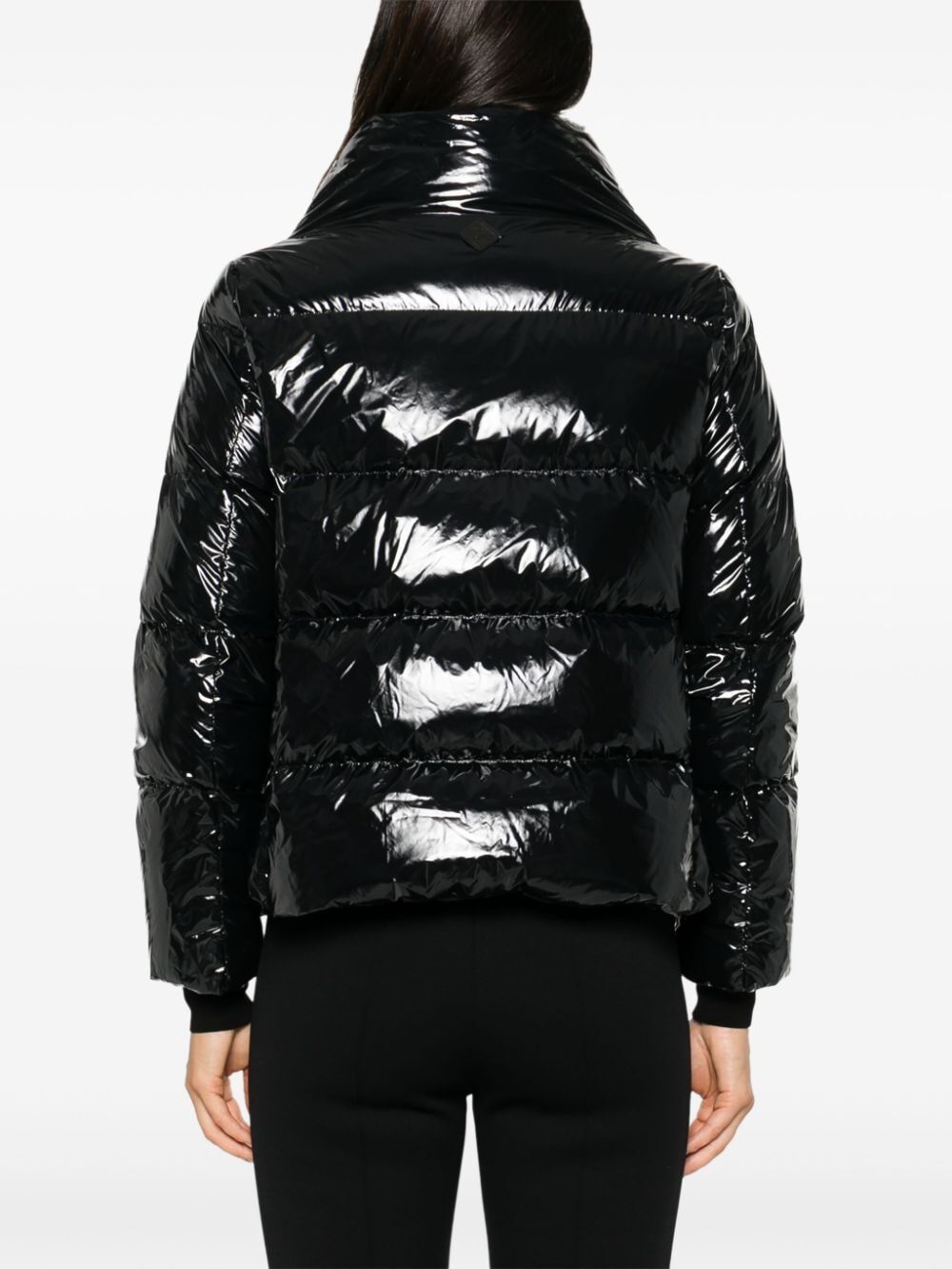 GLOSSY FINISH PUFFER JACKET