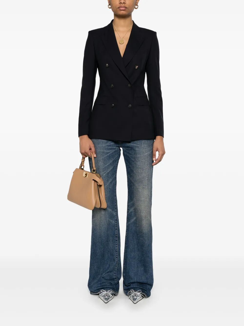 PARIGI DOUBLE-BREASTED WOOL BLAZER