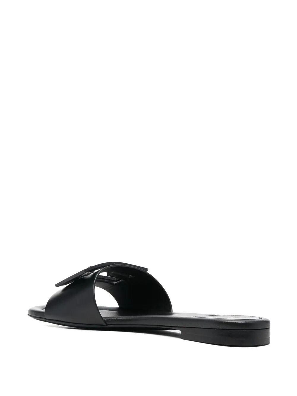 BAGUETTE LEATHER SLIDES