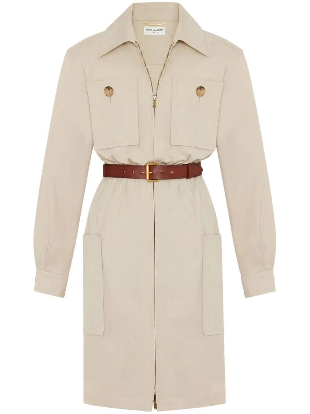 ABITO SAHARIENNE CON CINTURA