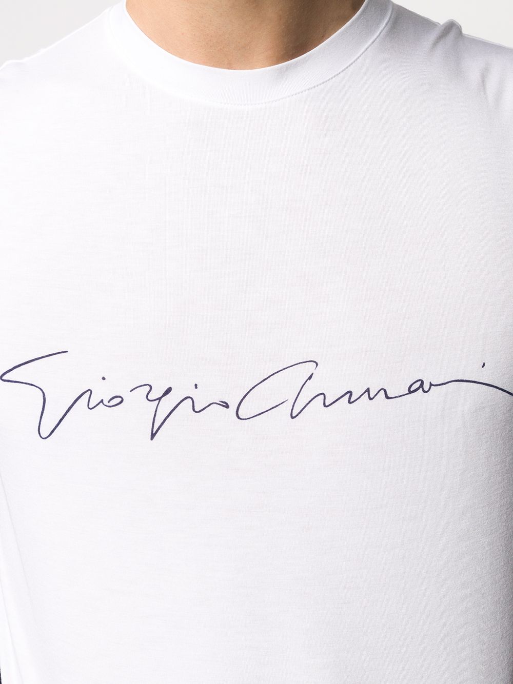 ASV STRETCH-VISCOSE T-SHIRT WITH SIGNATURE LOGO