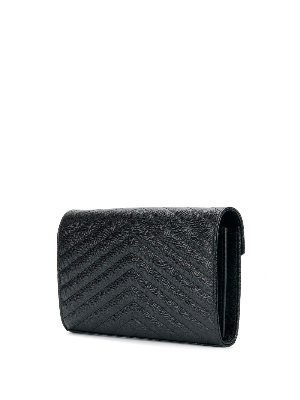 CLASSIC CASSANDRE CHAIN WALLET IN GRAIN DE POUDRE LEATHER