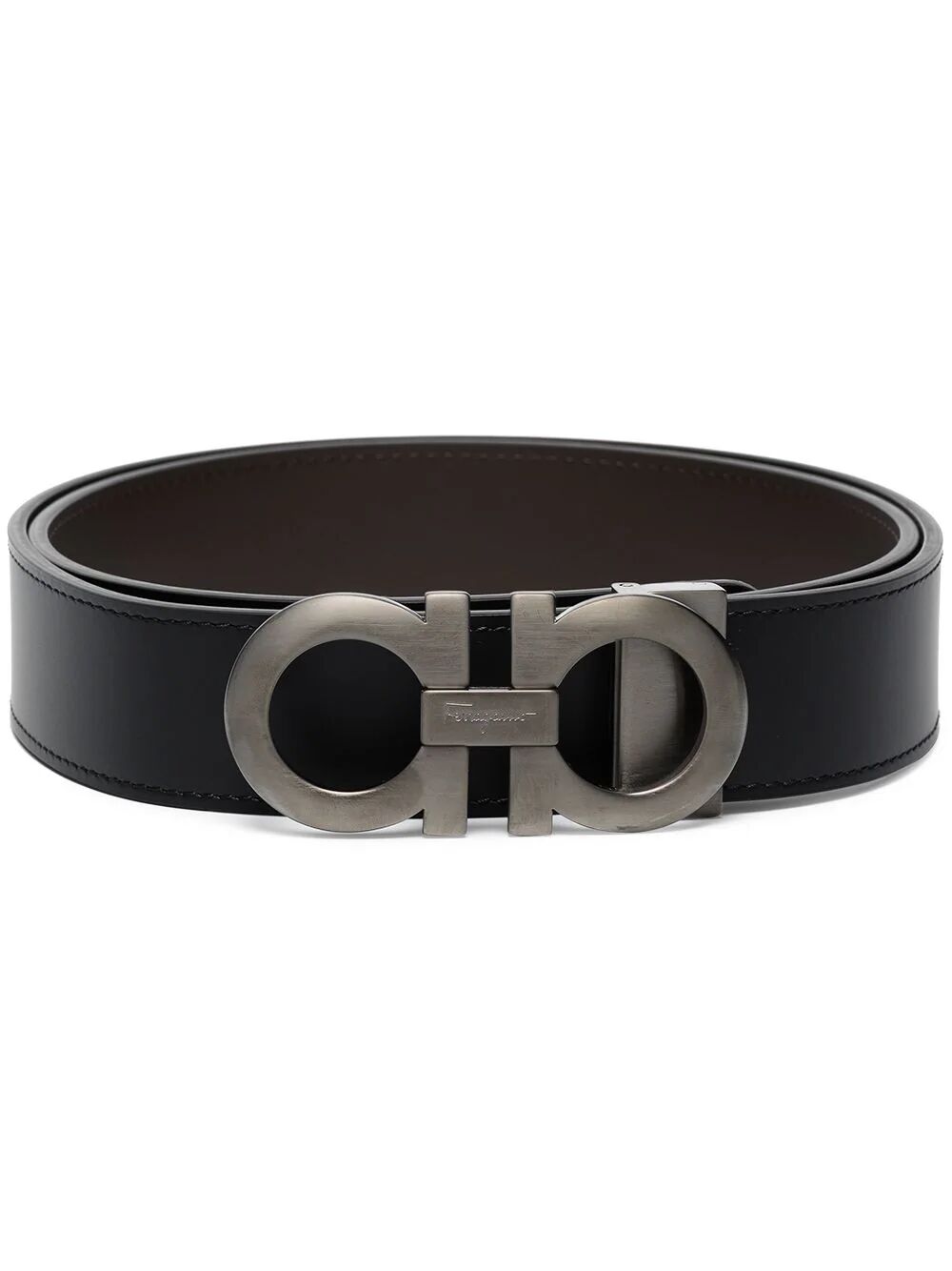 BRUSHED FINISH GANCINI REVERSIBLE BELT