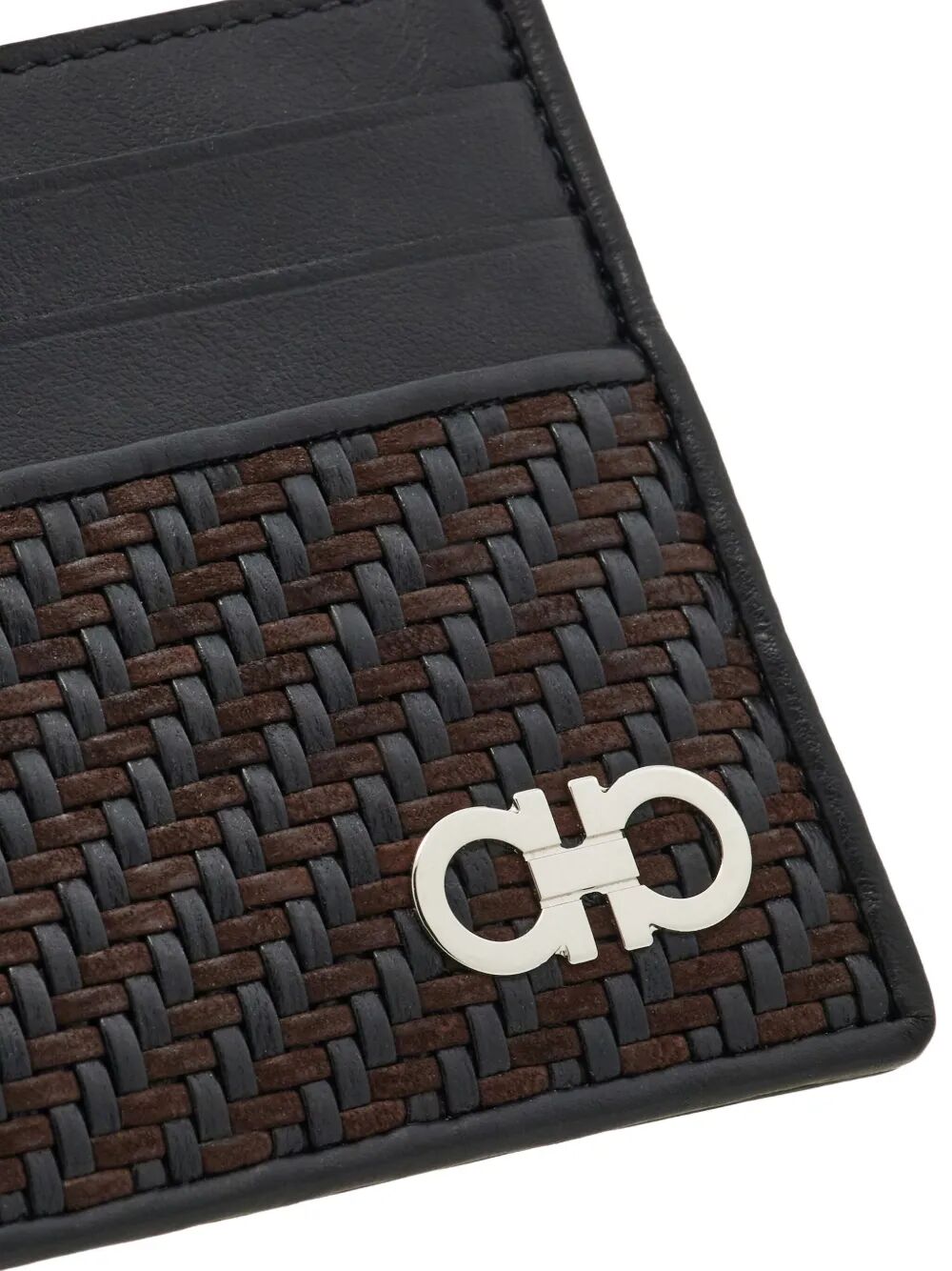 GANCINI WOVEN CARD HOLDER