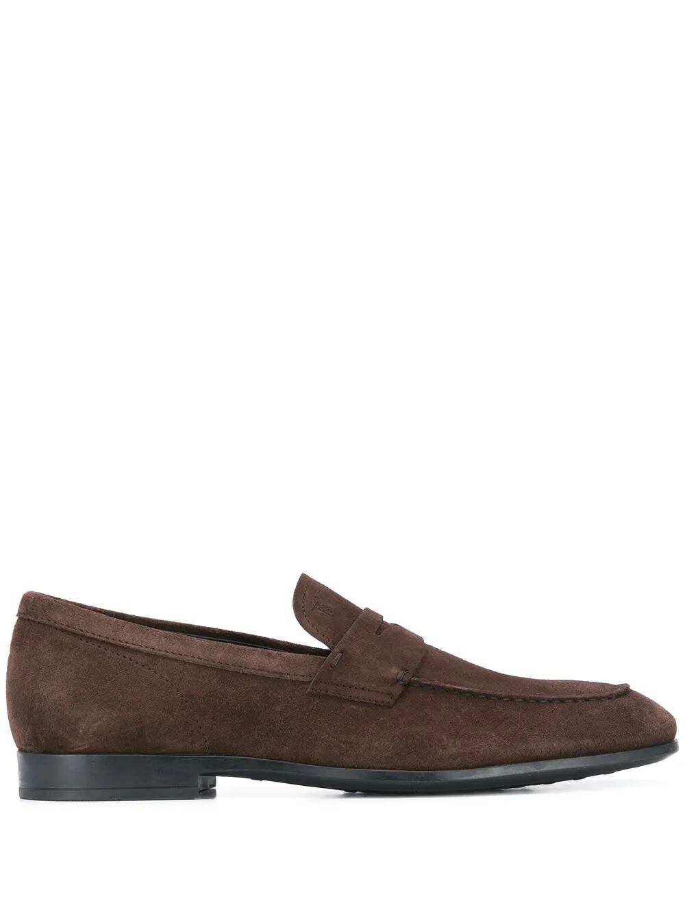 SUEDE PENNY LOAFERS