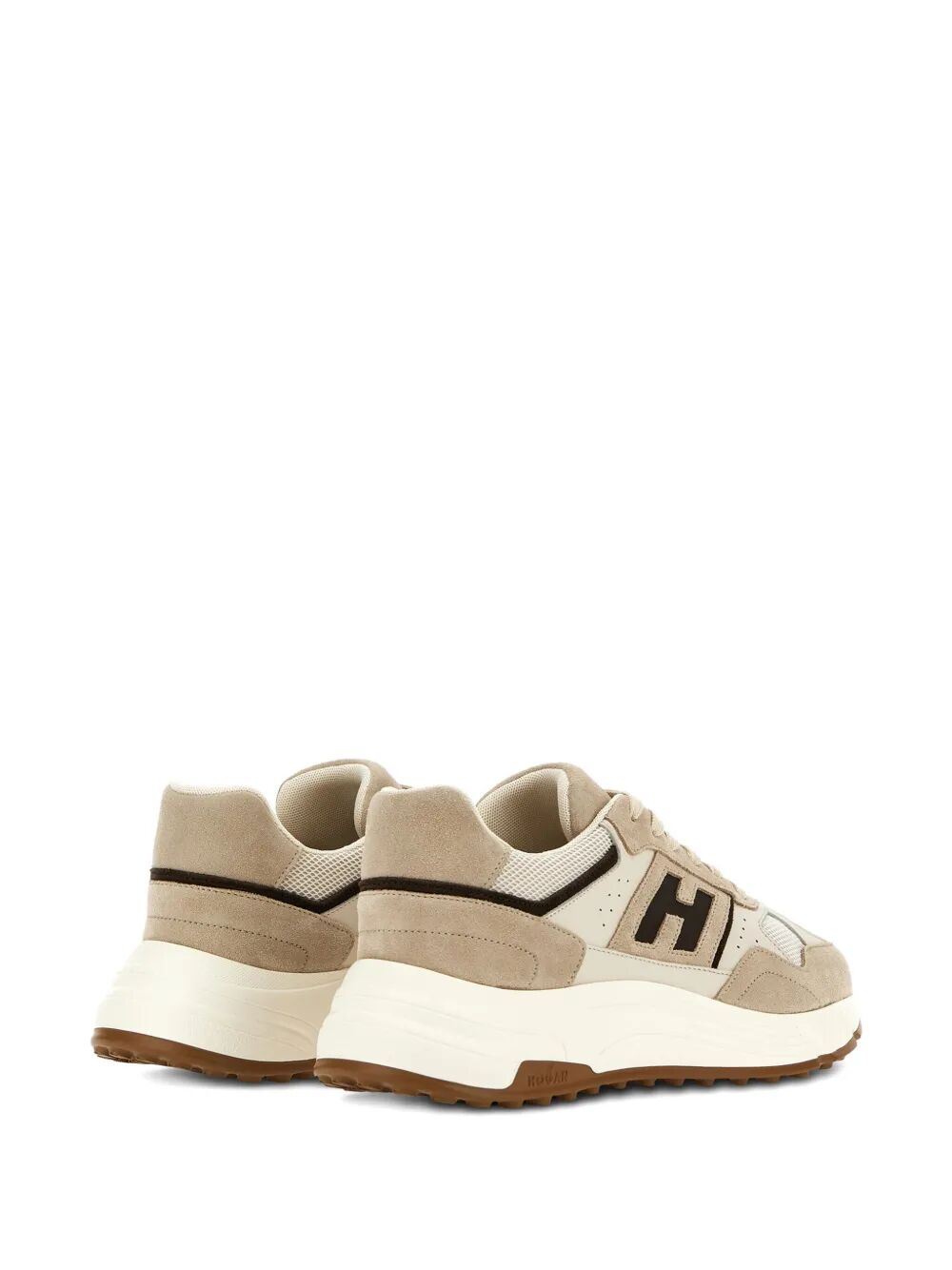 SUEDE, SMOOTH LEATHER AND MESH HYPERLIGHT SNEAKERS