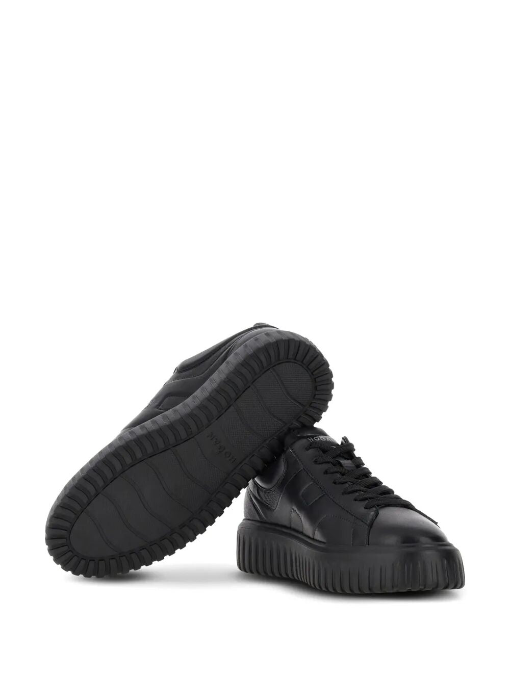 H-STRIPES NAPPA LEATHER SNEAKERS