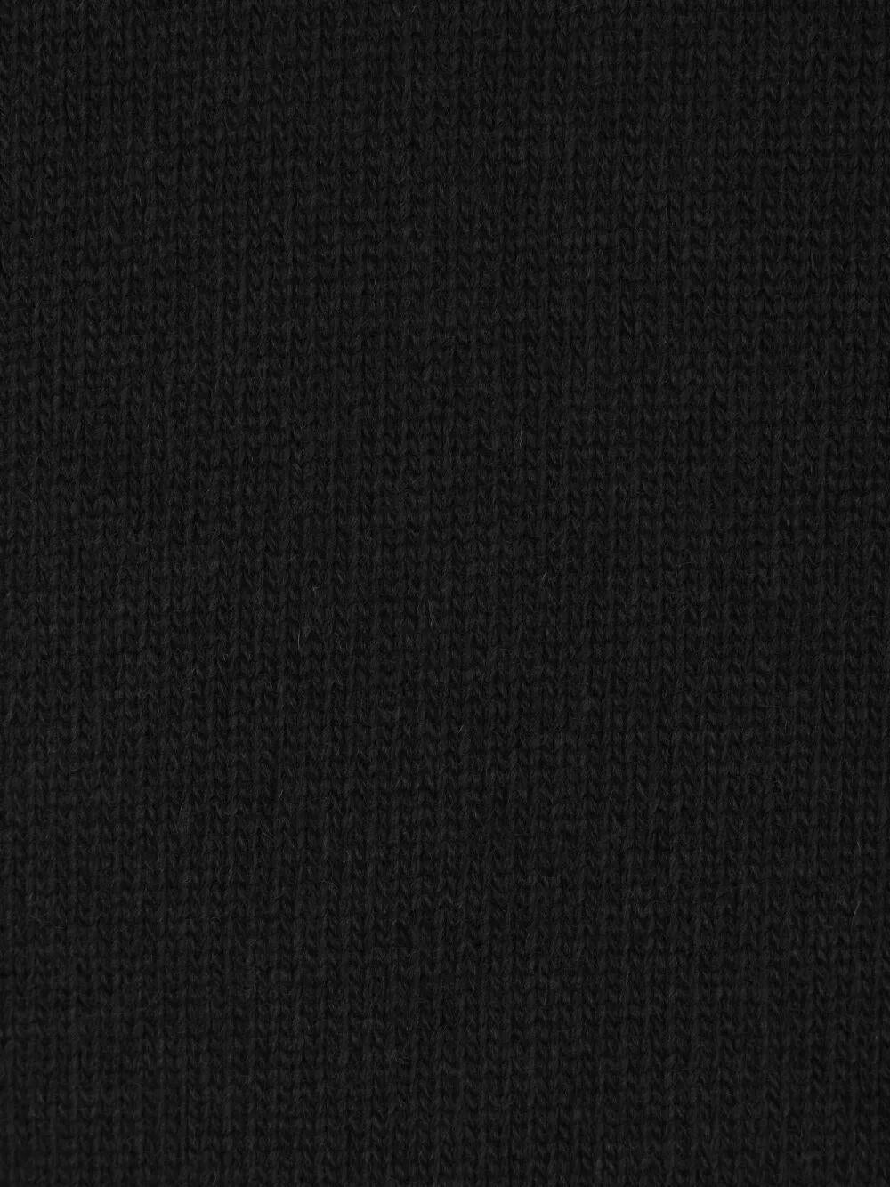CREW NECK WOOL SWEATER WITH REVERSE STITCH DETAILS