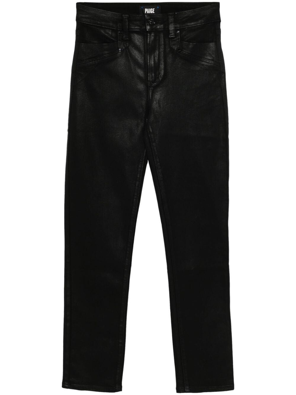 GEMMA LEATHER-LIKE SKINNY JEANS