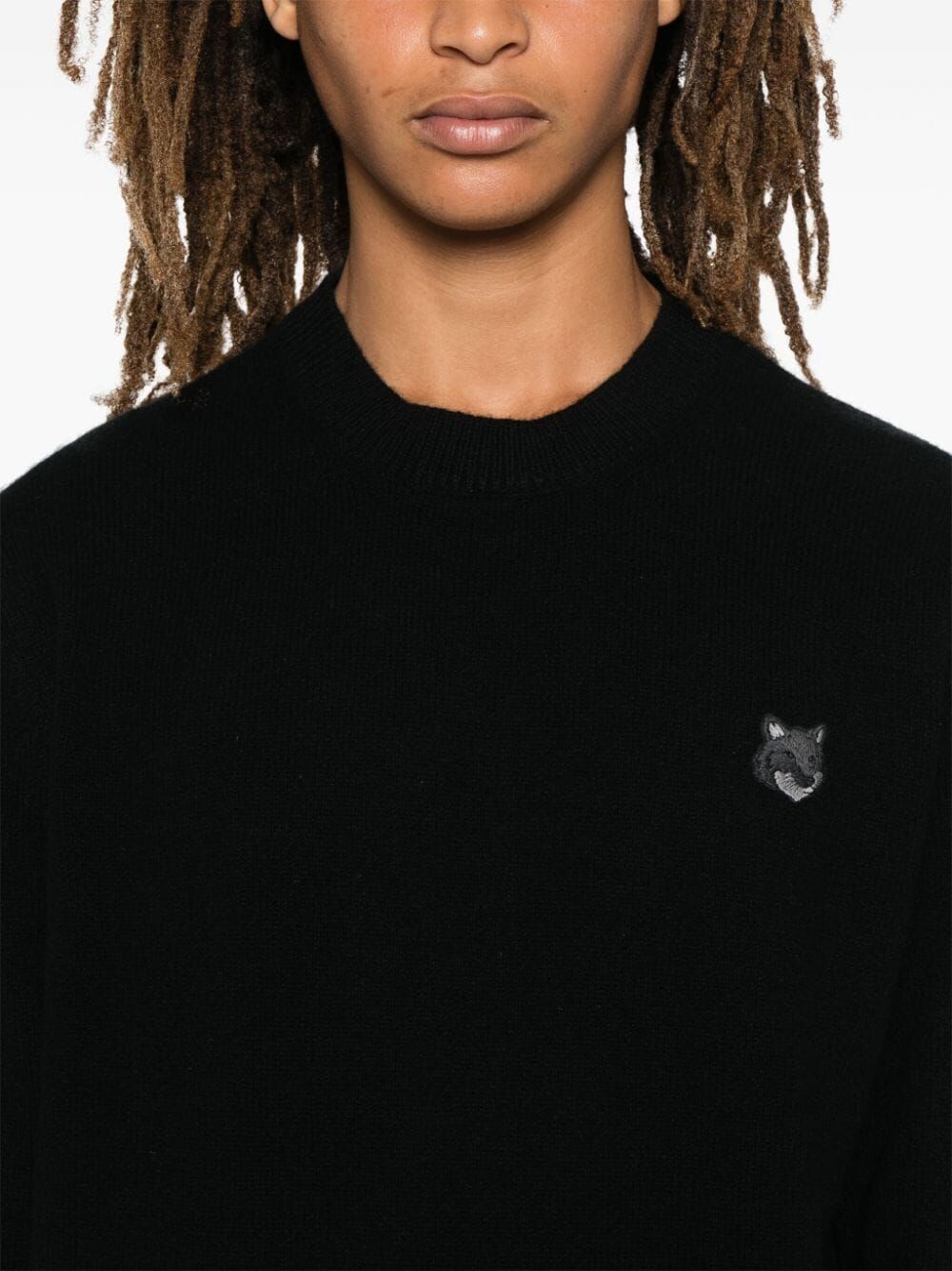 BOLD FOX HEAD PATCH REGULAR JUMPER
