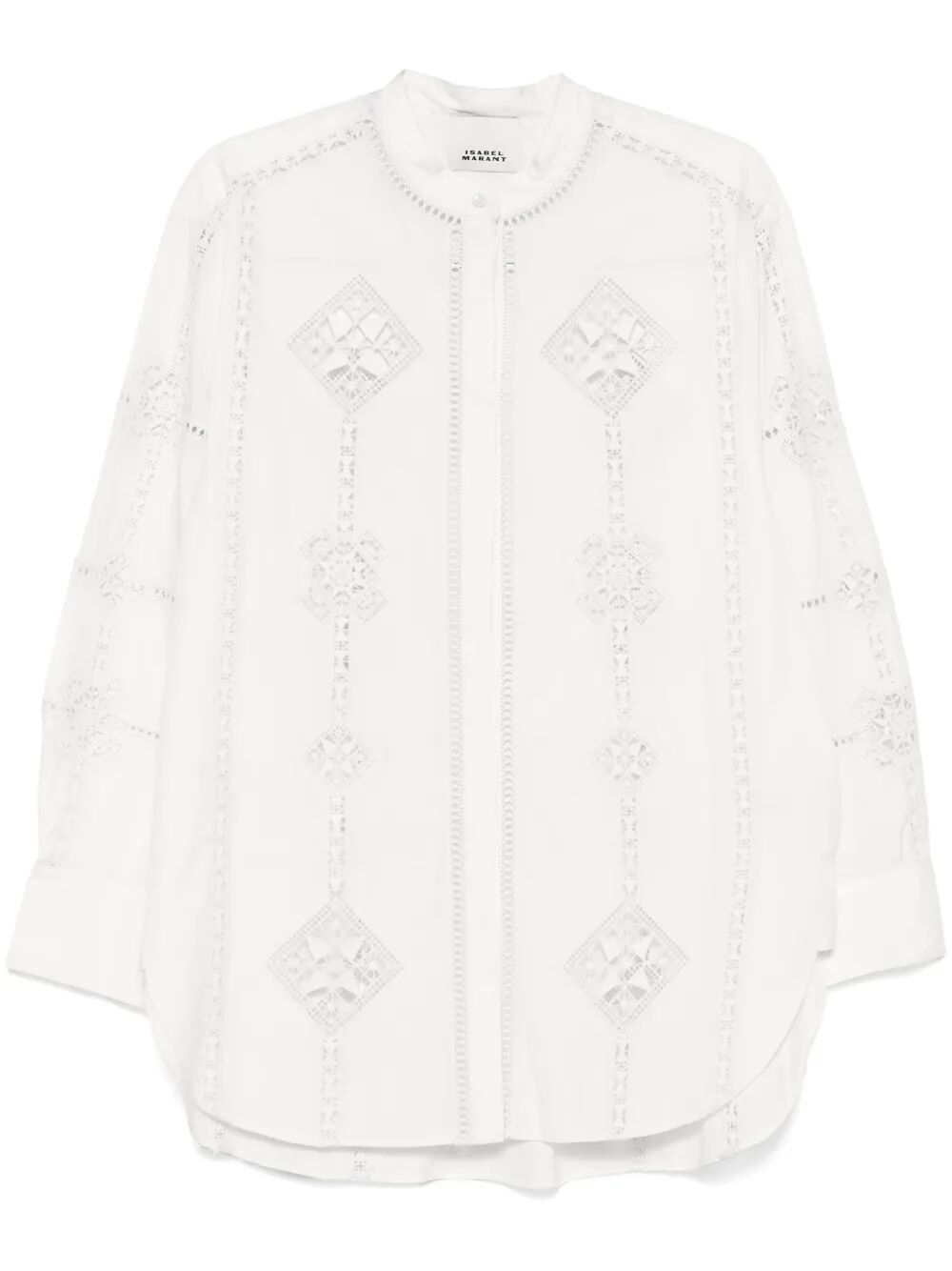 SOELINE OPENWORK POPLIN SHIRT