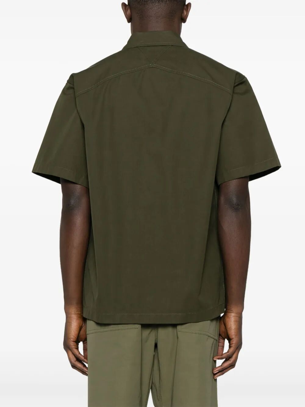 LIGHT COTTON TWILL SHORT SLEEVED SHIRT