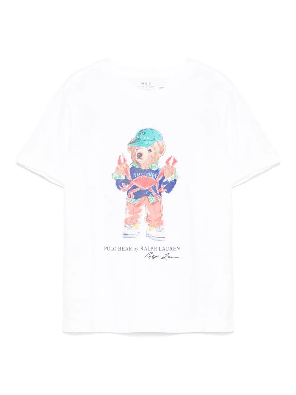 POLO BEAR COTTON JERSEY T-SHIRT