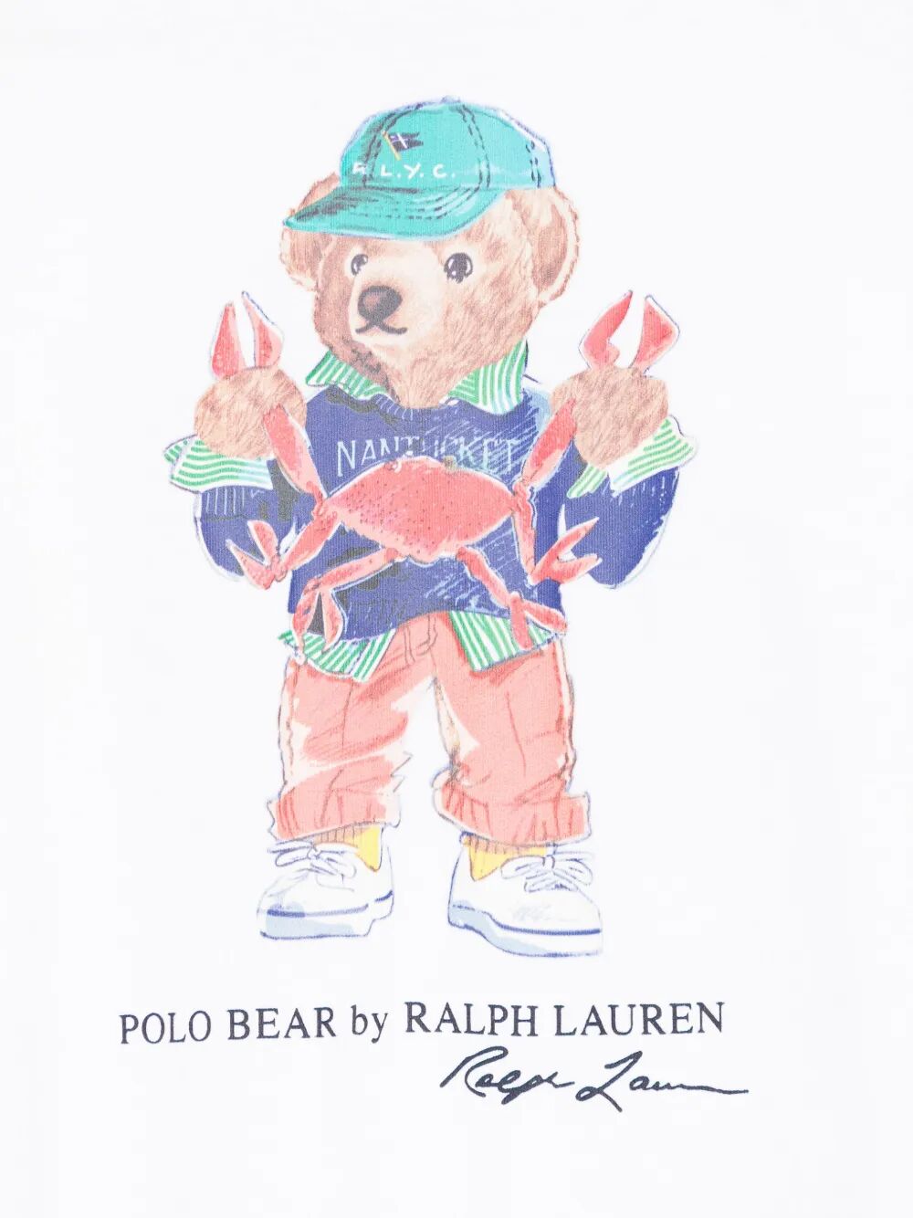 POLO BEAR COTTON JERSEY T-SHIRT