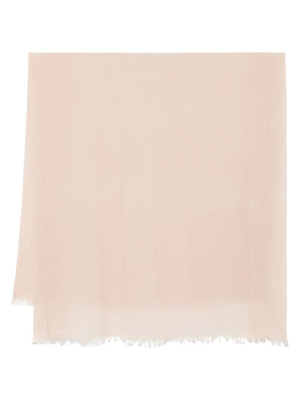 KUNDY WOOL AND SILK FRINGED SCARF