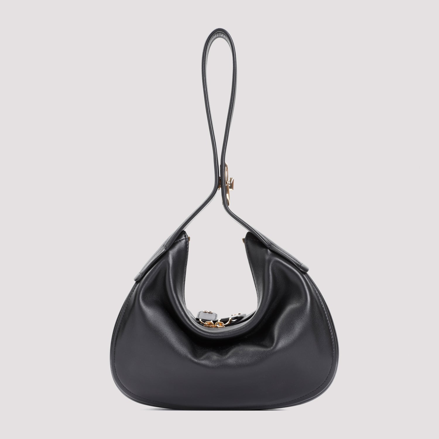 Go-Hobo Small Leather Bag