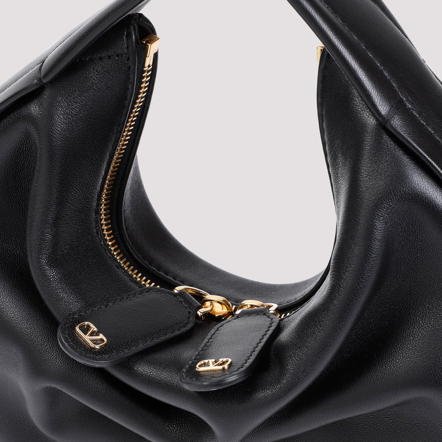 Go-Hobo Small Leather Bag