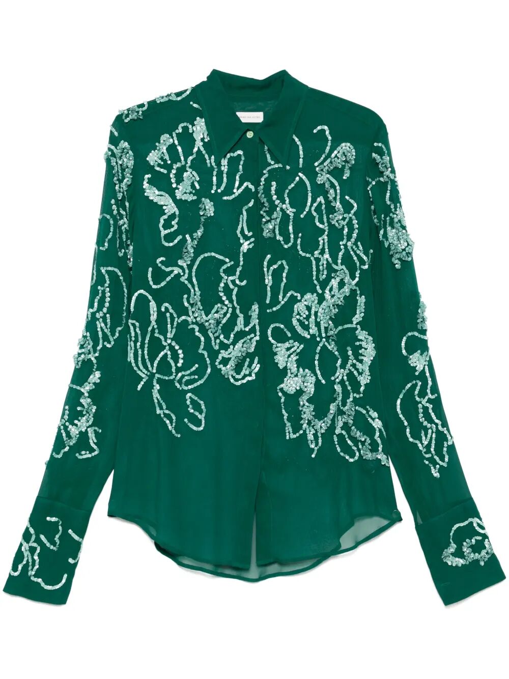 CELINA SEQUINS EMBELLISHED SHIRT