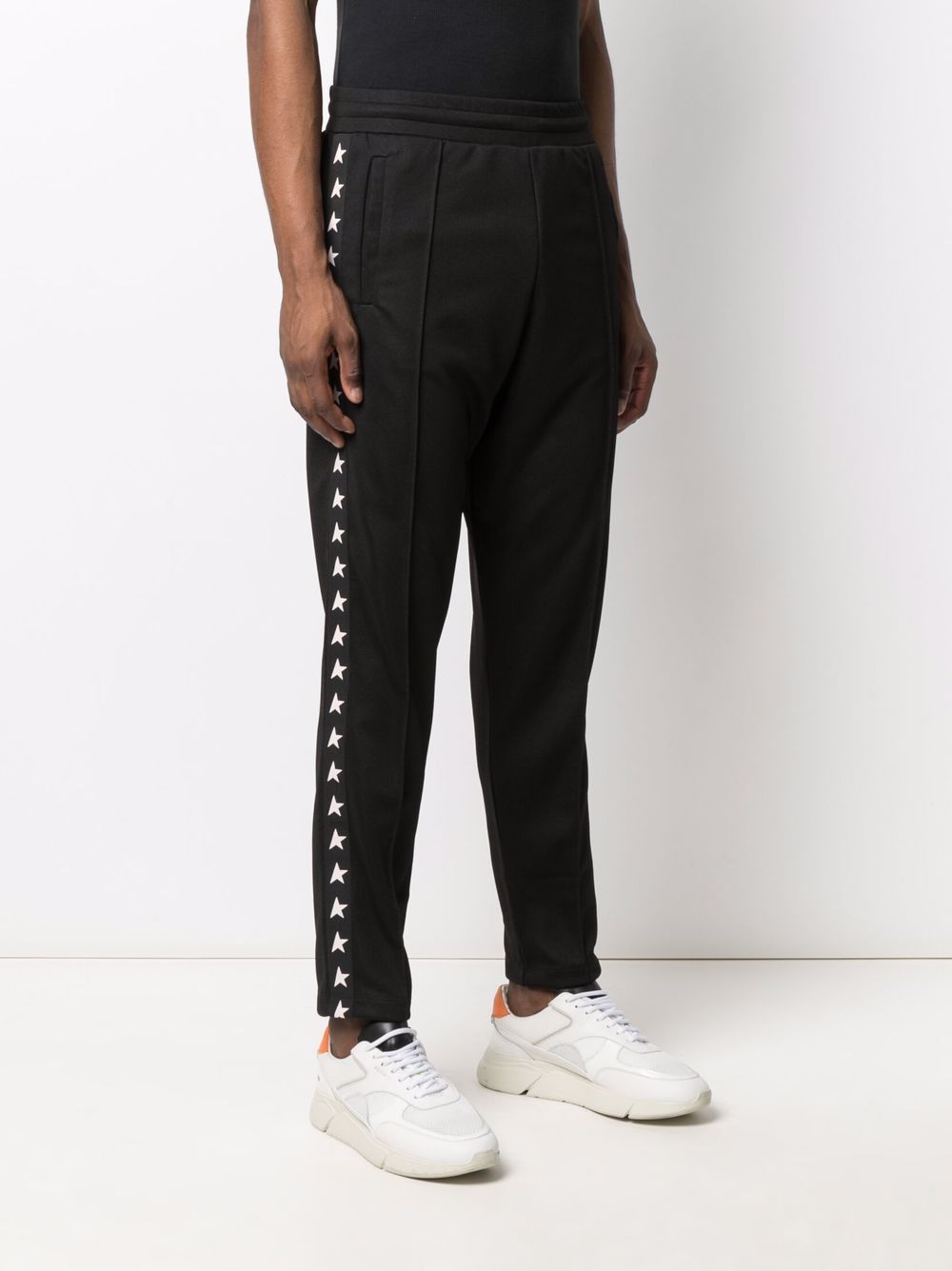 TECHNICAL JERSEY JOGGERS WITH STARS ON THE SIDES