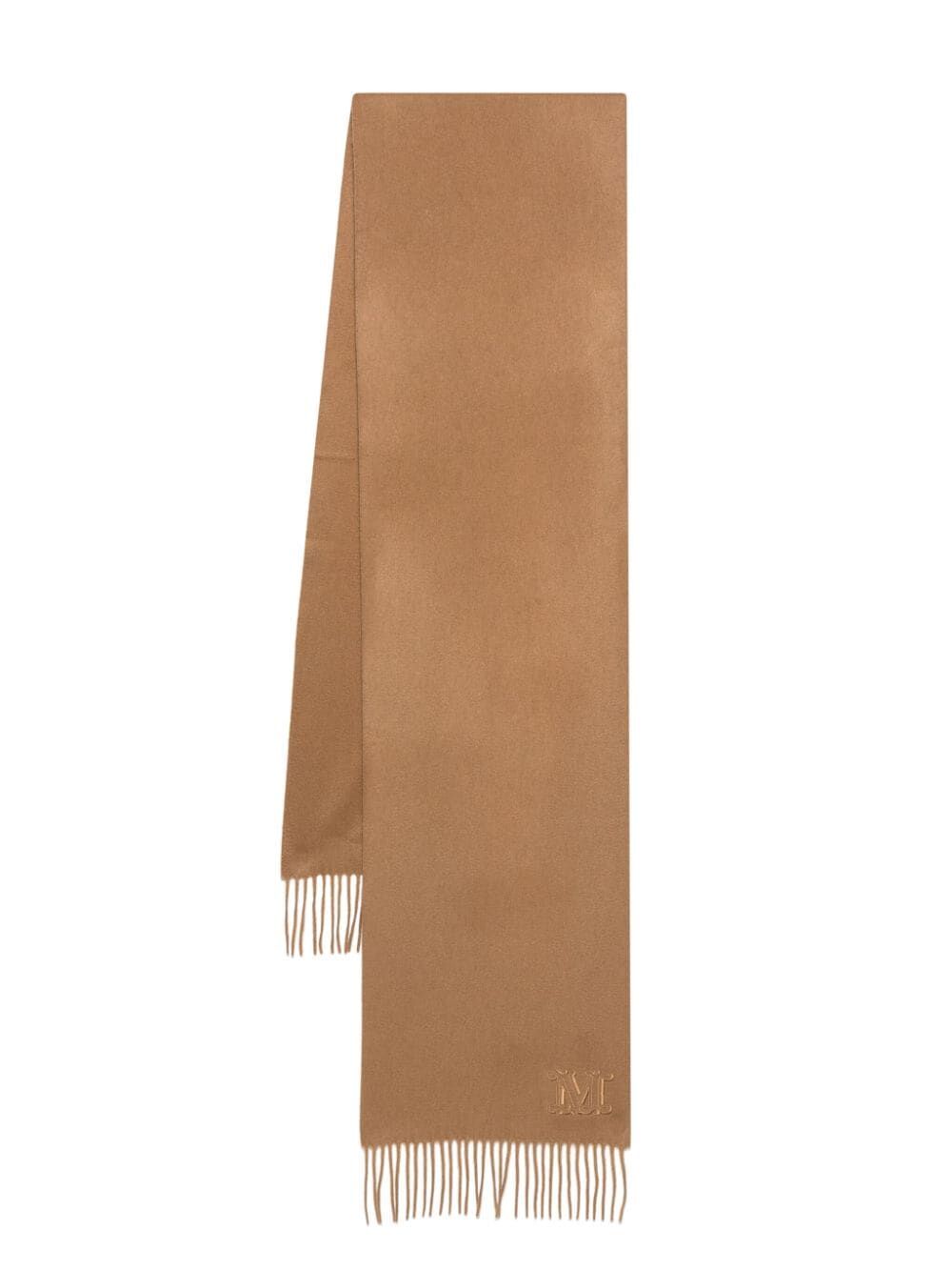 MONOGRAM-EMBROIDERED CASHMERE STOLE