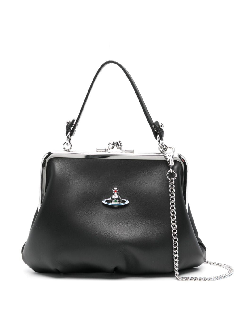 SMOOTH LEATHER GRANNY FRAME PURSE