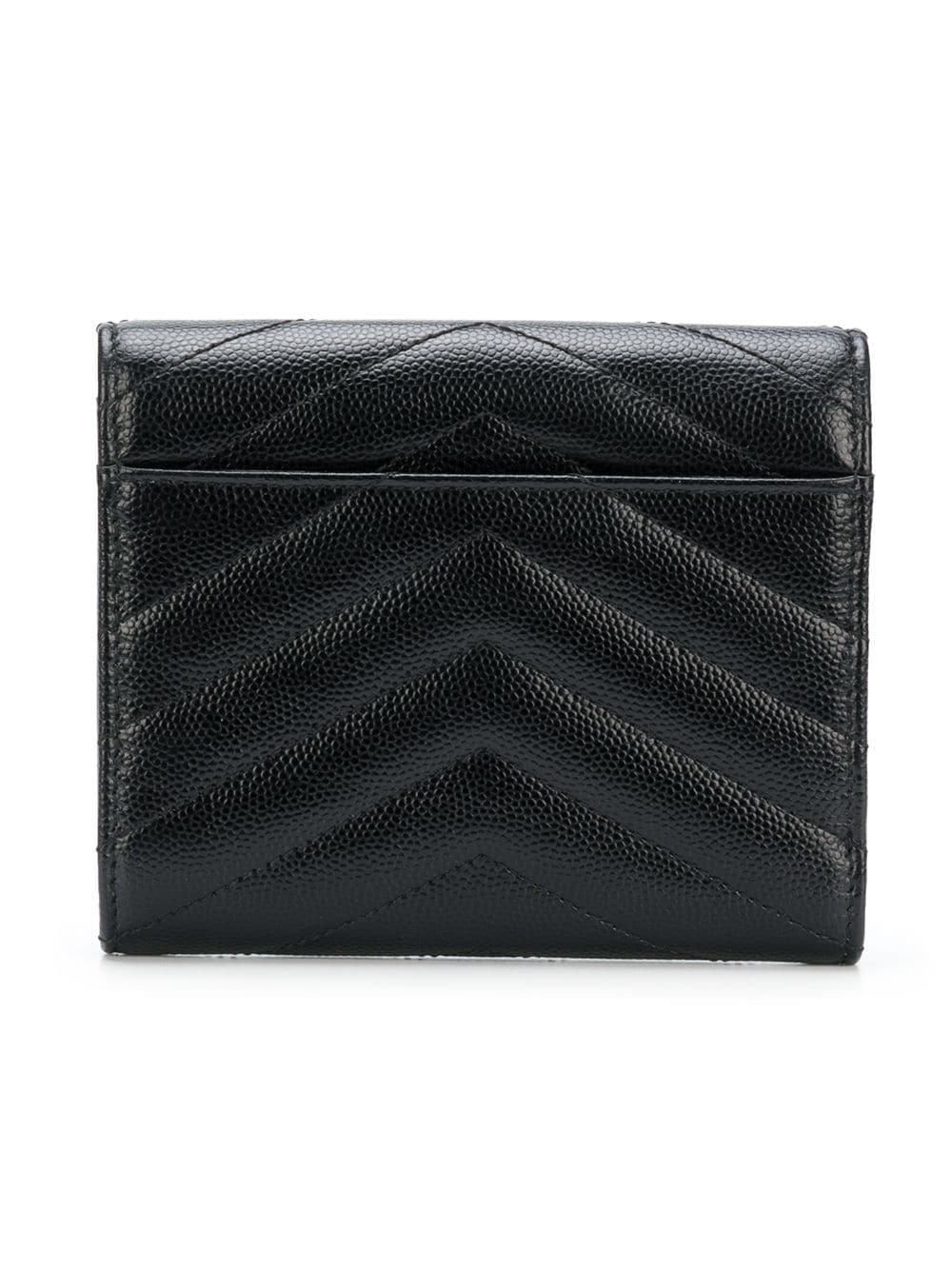 GRAIN DE POUDRE LEATHER CASSANDRE MATELASSÉ COMPACT TRI FOLD WALLET