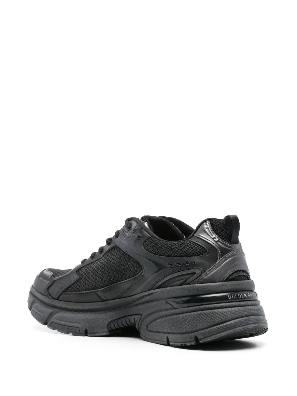 LEATHER AND MESH LIGHTSTAR SNEAKERS