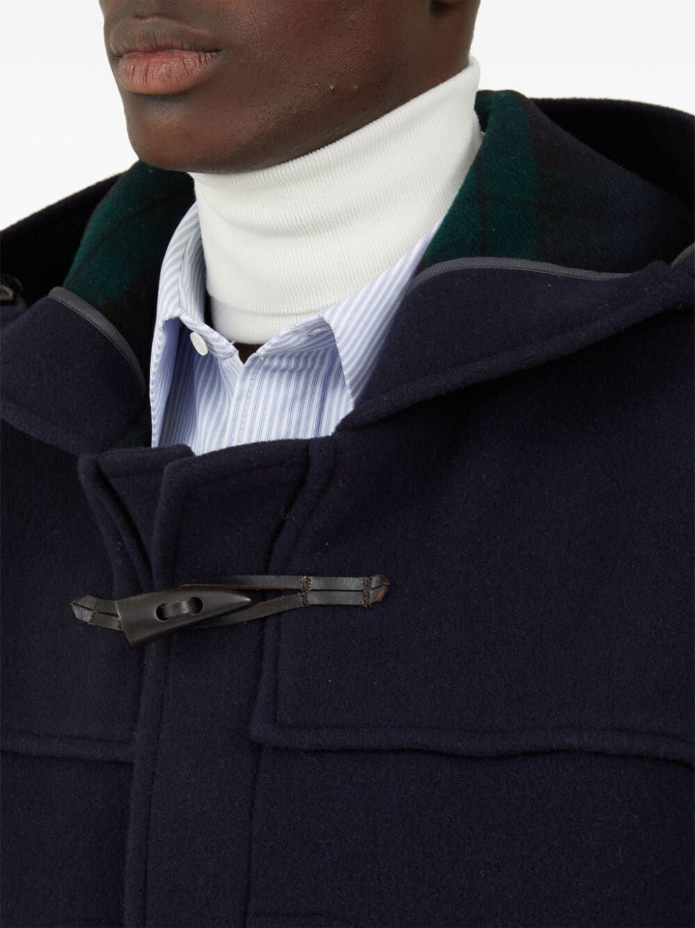 CAPPOTTO CON ALAMARI E CAPPUCCIO