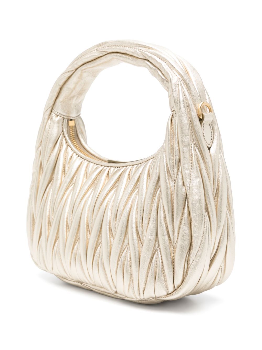 WANDER MATELASSÉ NAPPA LEATHER SMALL HOBO BAG