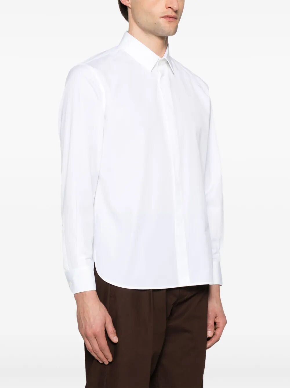 COTTON POPLIN SLIM FIT SHIRT