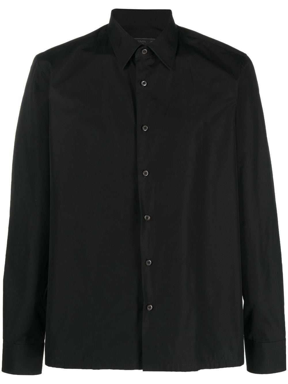 STRAIGHT-CUT COTTON SHIRT