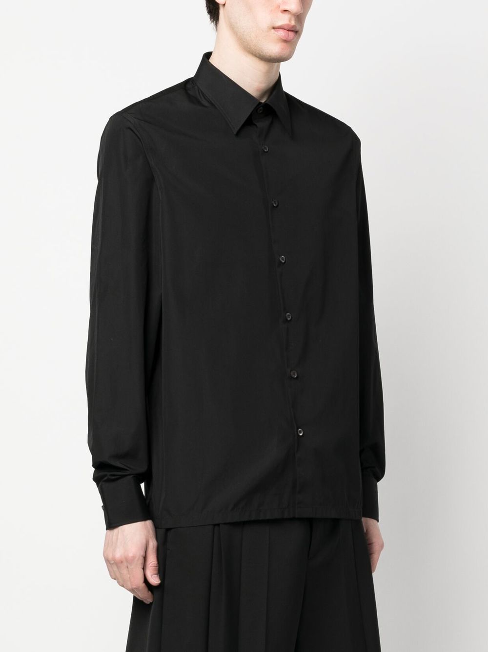 STRAIGHT-CUT COTTON SHIRT