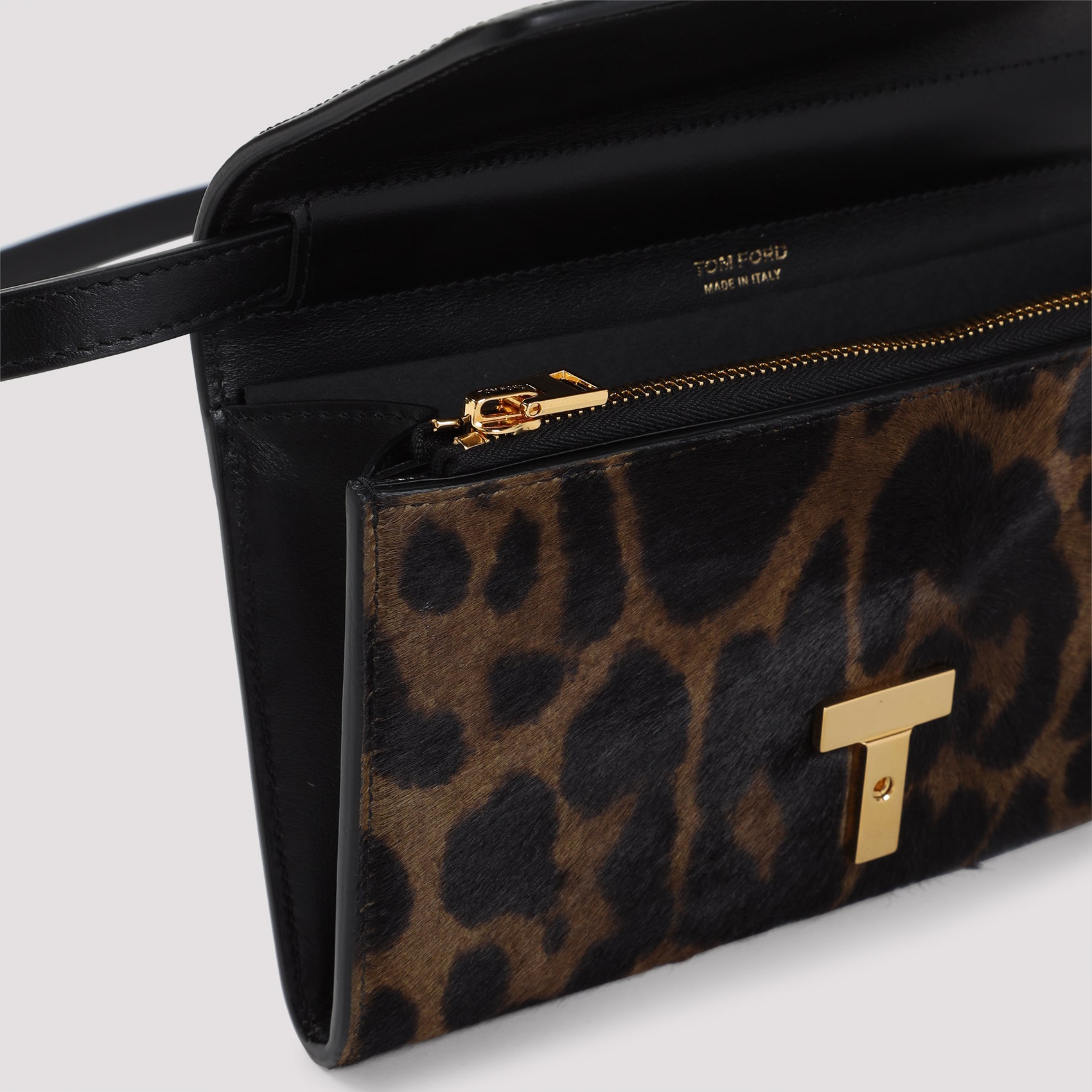 Leopard Wallet On Strap