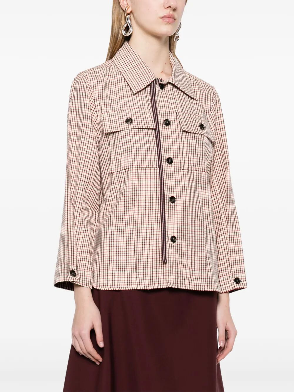 CHECK VISCOSE SHIRT