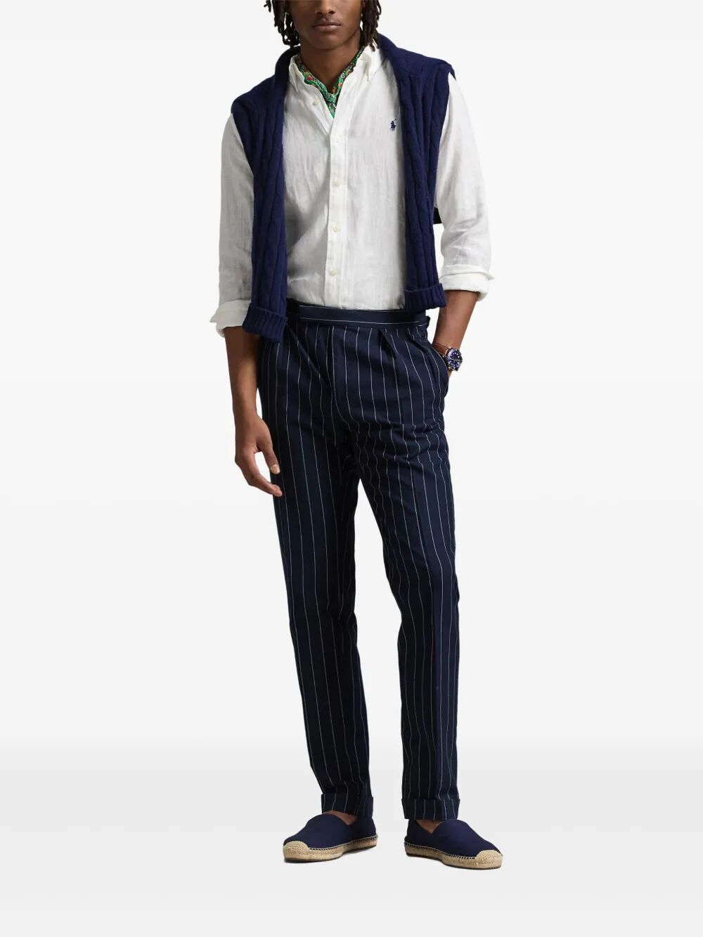 CUSTOM FIT LINEN SHIRT