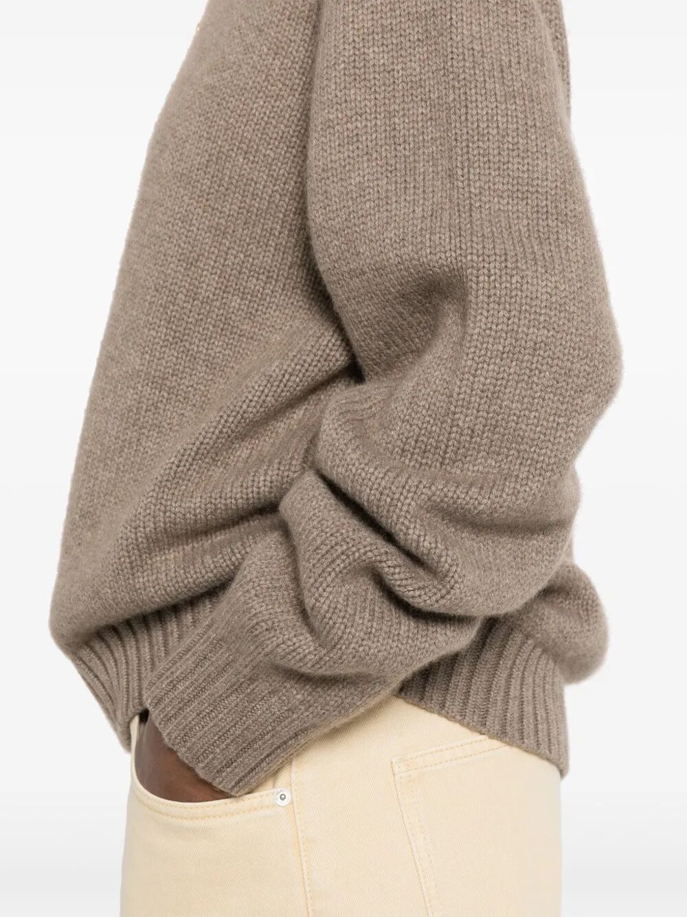 MAE CASHMERE PULLOVER WITH EXTENDED SLEEVES
