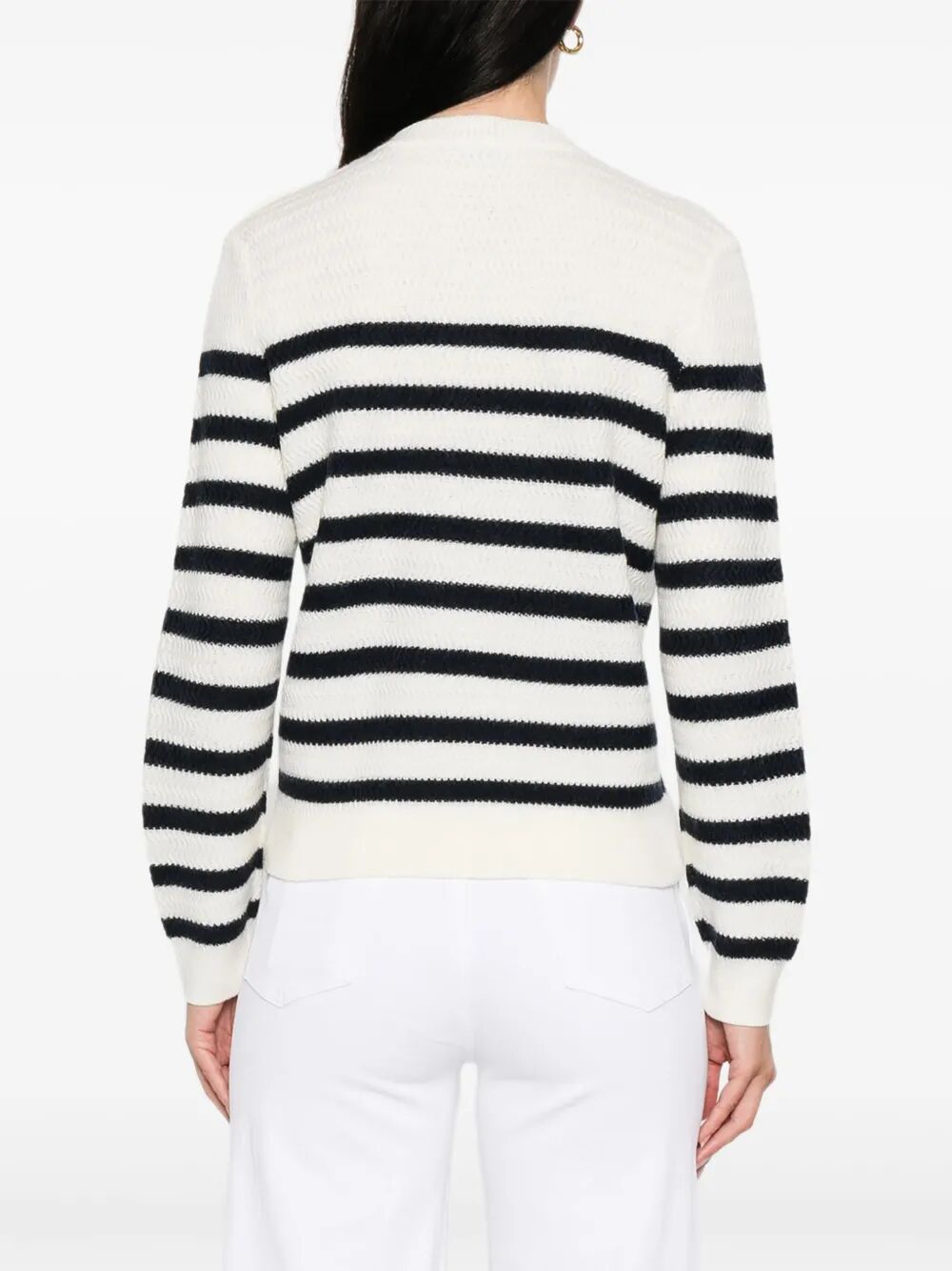 LEA STRIPED WOOL JUMPER