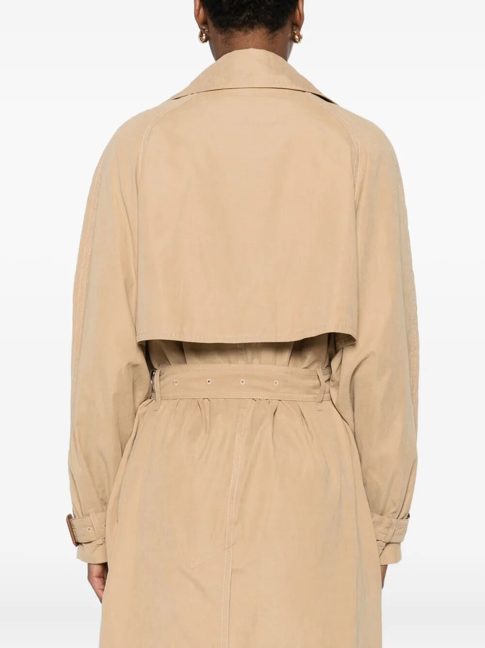 ELEA DOUBLE-BREASTED FLOWING TRENCH COAT