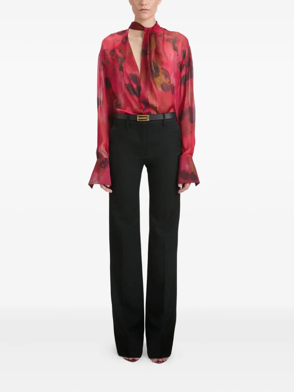 TAILORED STRAIGHT LEG TROUSERS