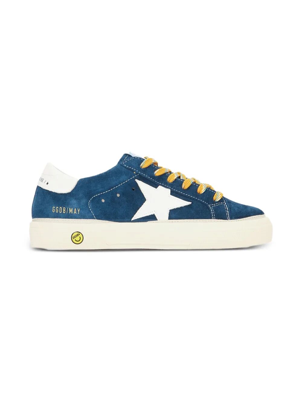 MAY SUEDE SNEAKERS WITH WHITE LEATHER STAR AND HEEL TAB