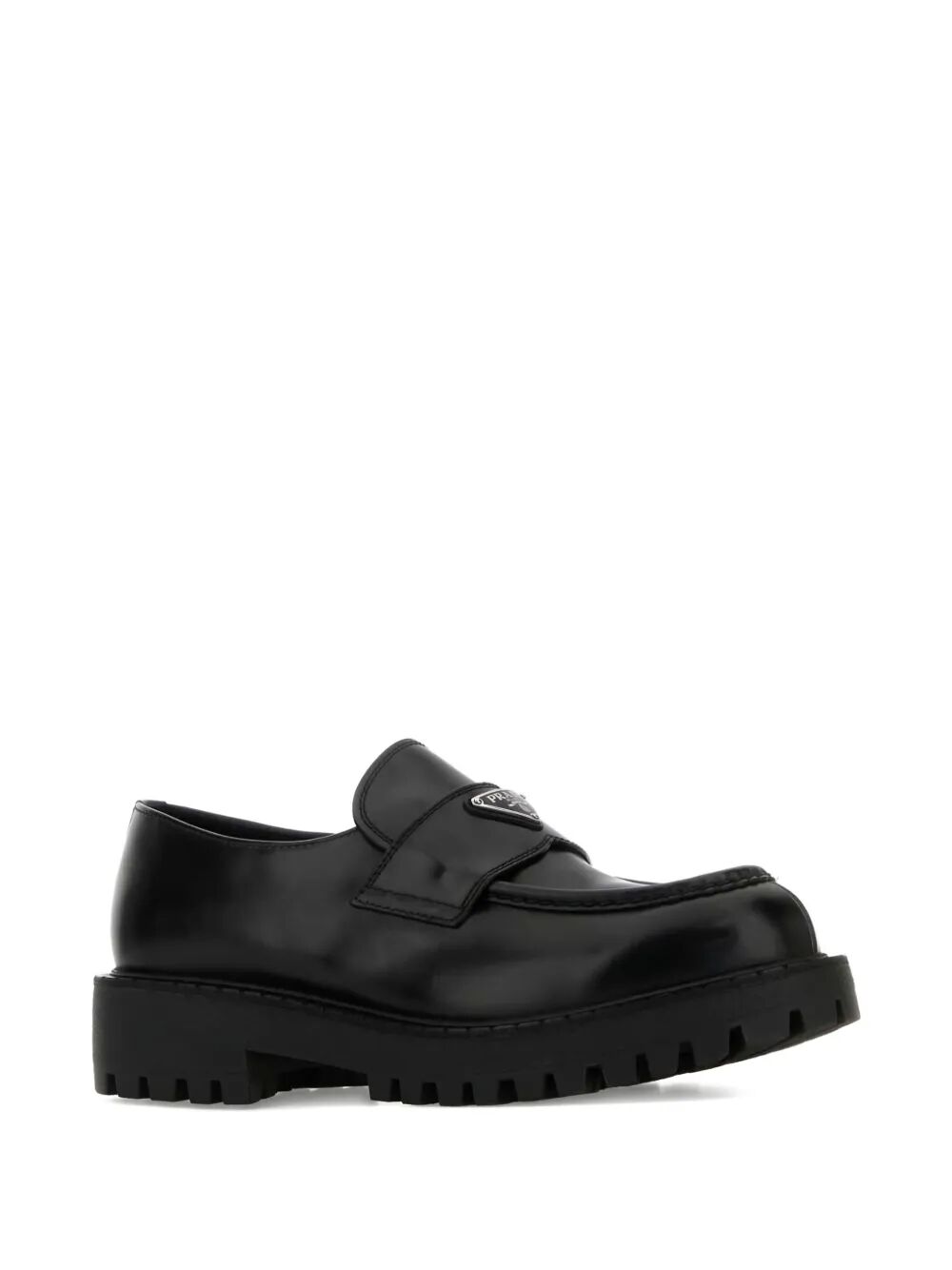 CHUNKY SOLE LEATHER LOAFERS