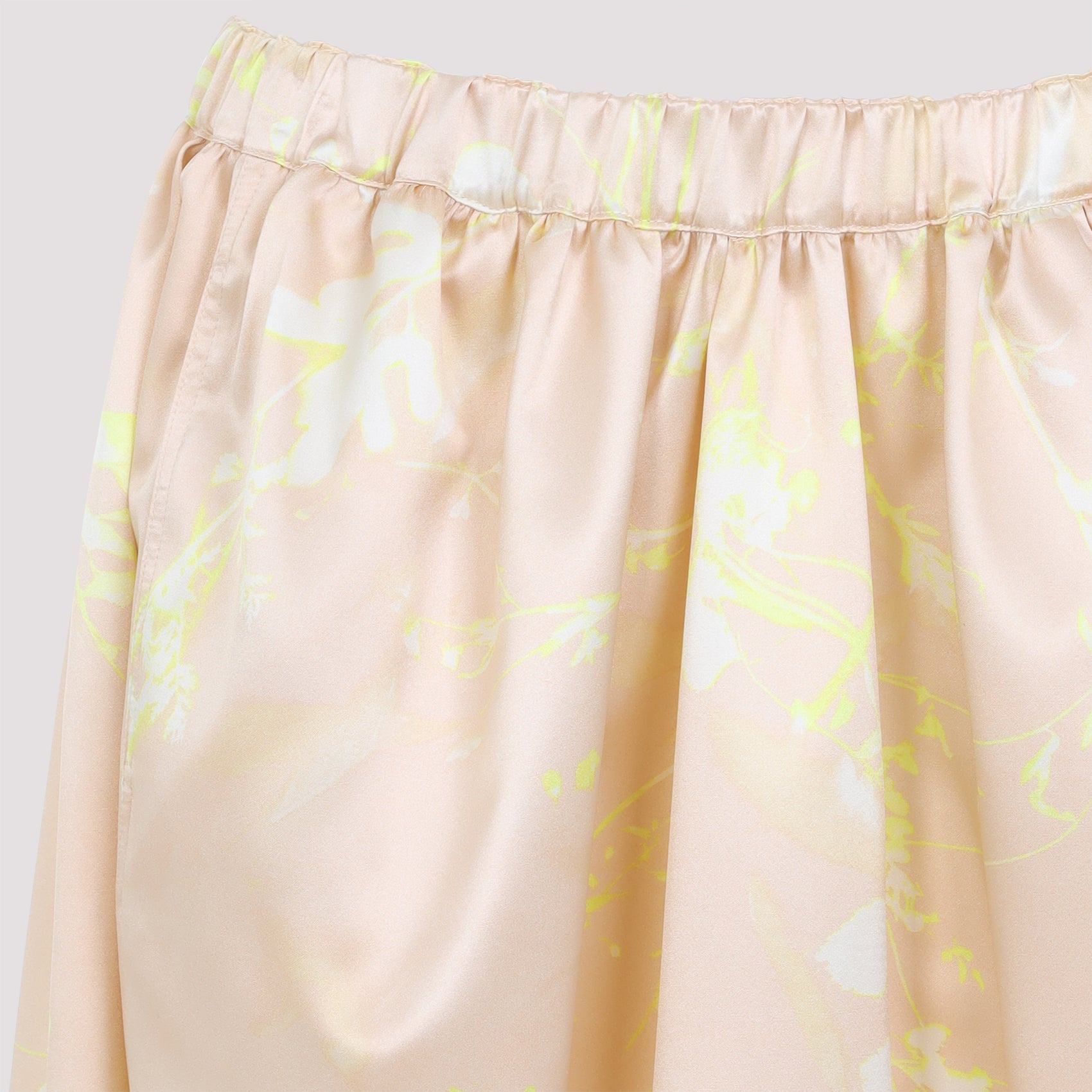 Silk Midi Skirt