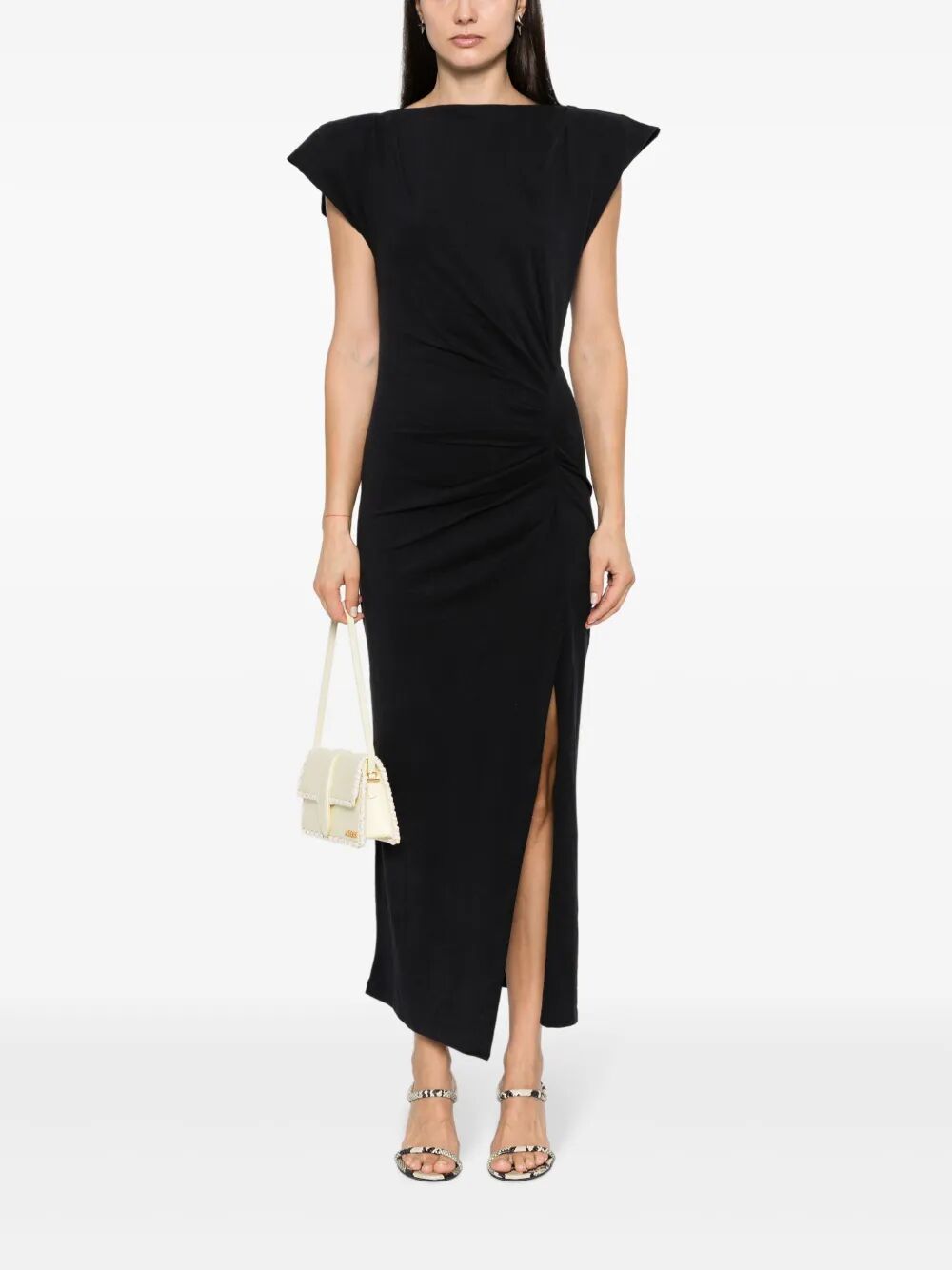 NADELA COTTON JERSEY LONG DRESS
