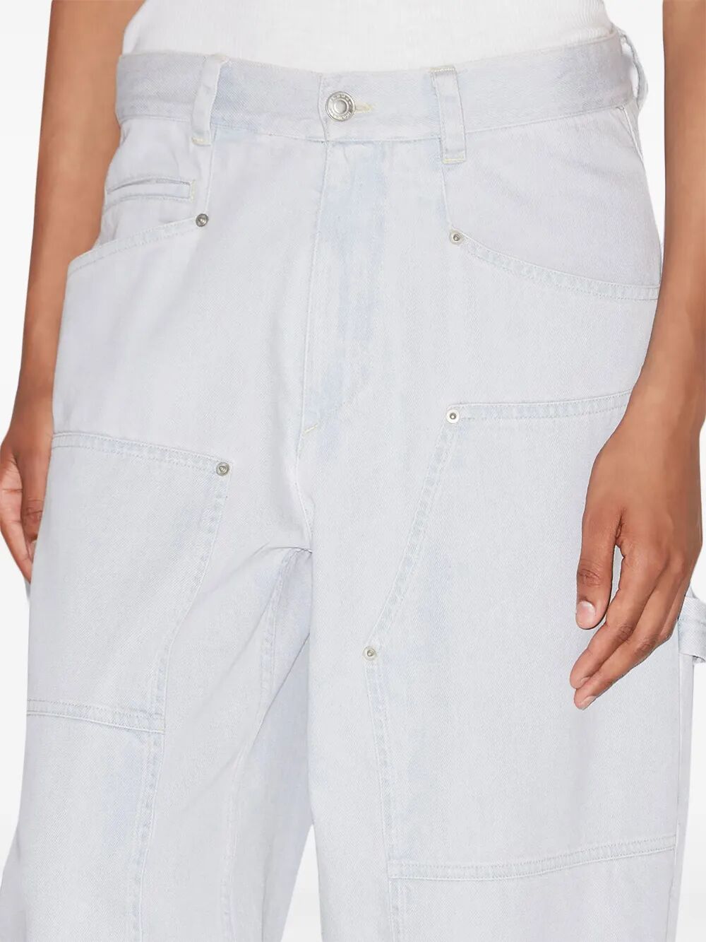 OPHRA LOOSE FIT FINE DENIM JEANS