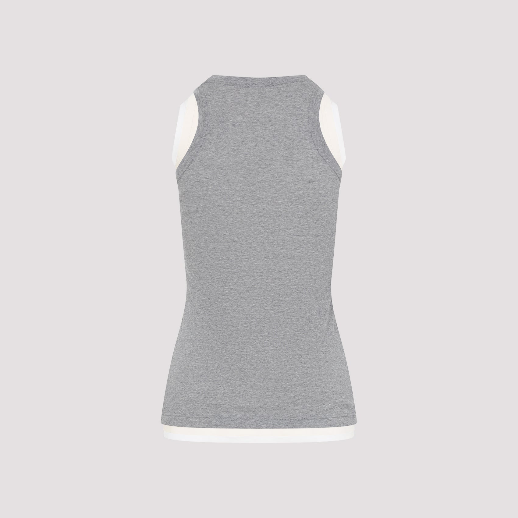 Jil Sander+ Kit Grey Cotton Tank Top