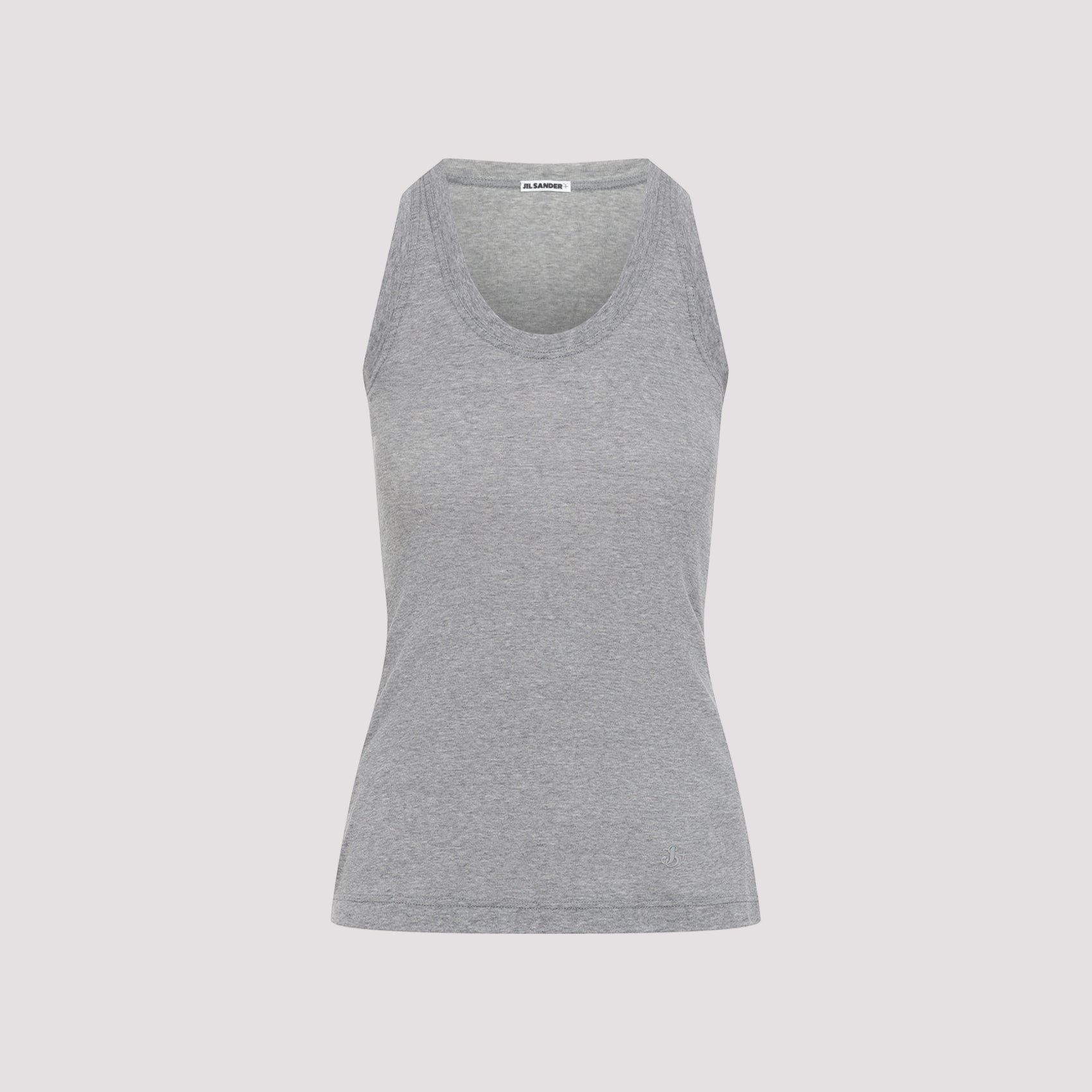 Jil Sander+ Kit Grey Cotton Tank Top