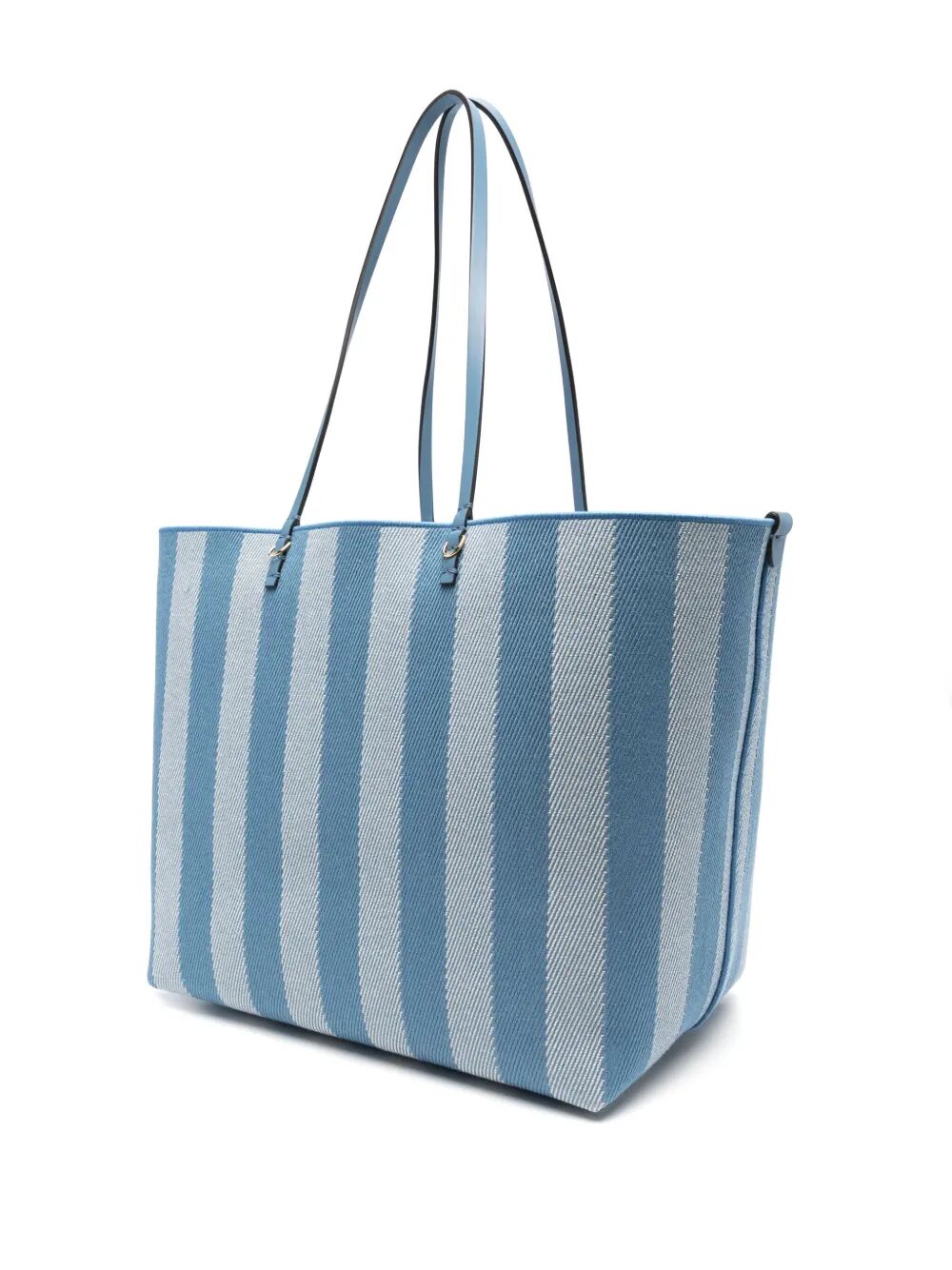 PEQUIN STRIPED AND FF FABRIC ROLL LARGE REVERSIBLE SHOPPER