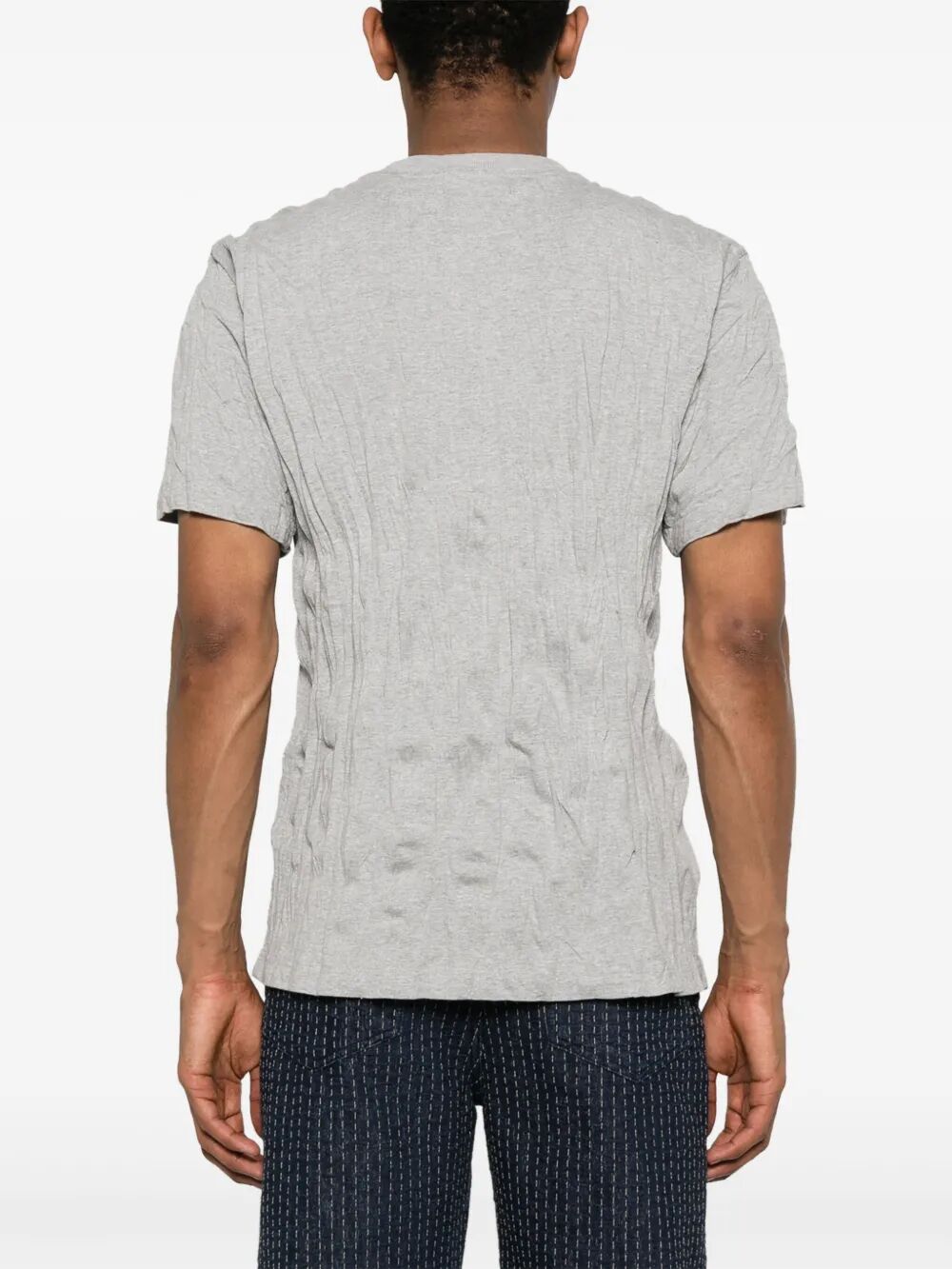 GRAPHIC RABBIT-PRINT CRUSHED COTTON JERSEY T-SHIRT
