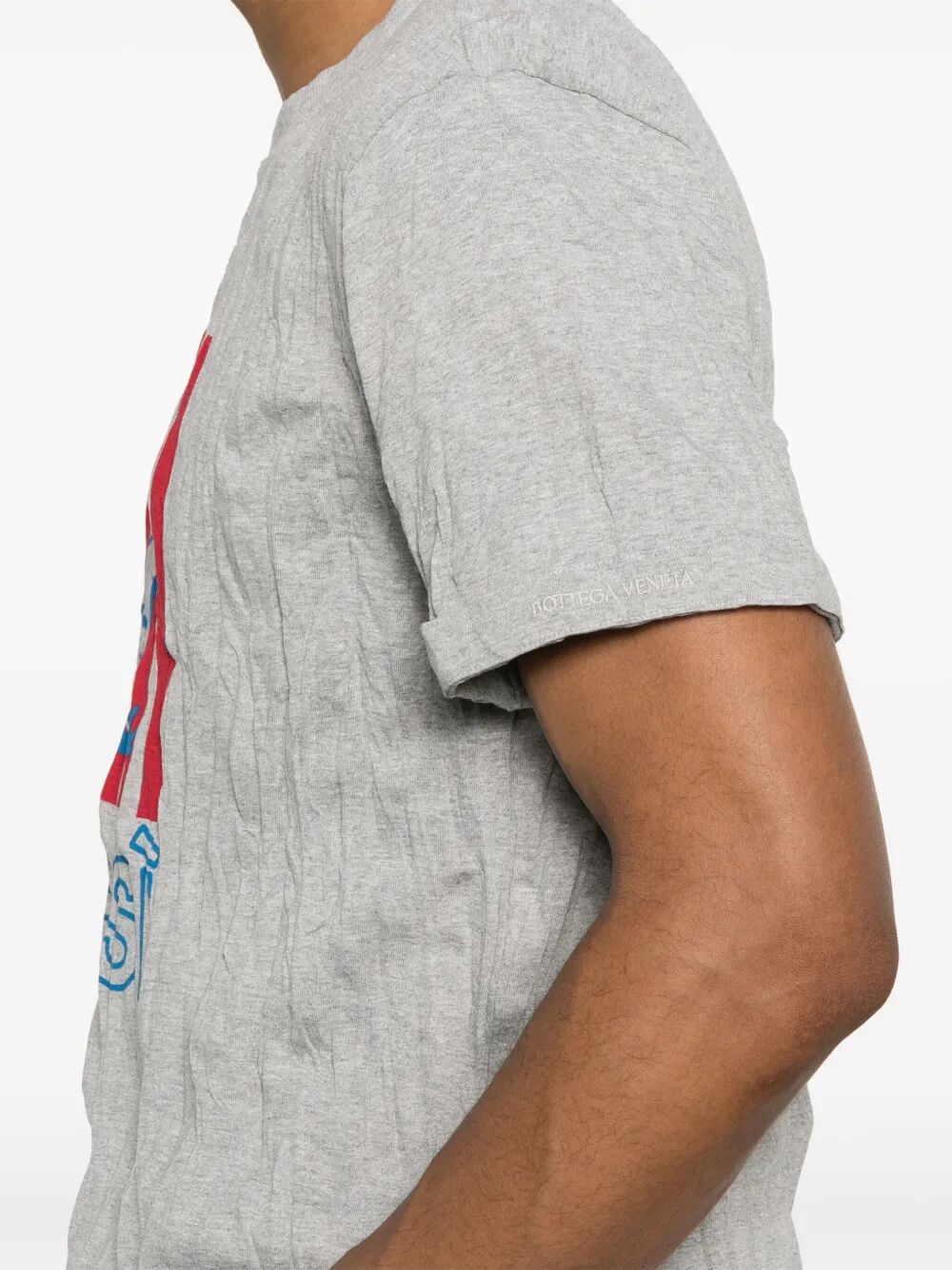 GRAPHIC RABBIT-PRINT CRUSHED COTTON JERSEY T-SHIRT